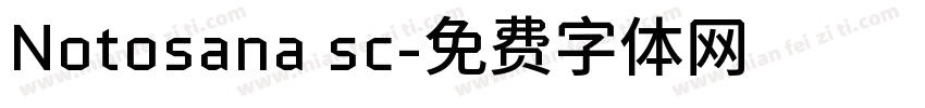 Notosana sc字体转换